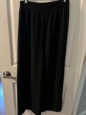 Talbots Black Elastic-Waist Pants